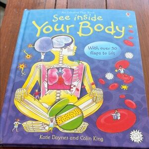 Usborne See Inside Your Body Flap Book - Blue